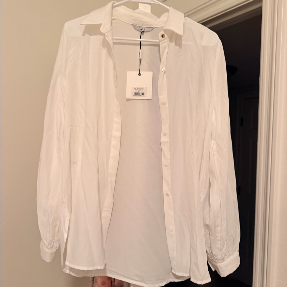 White Button-Up Shirt